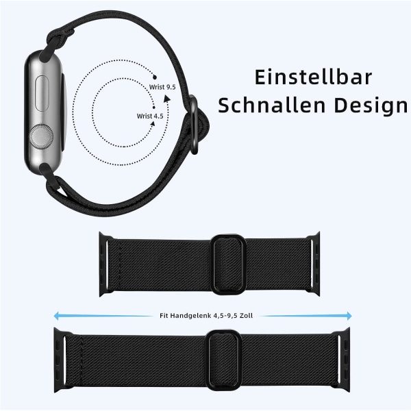 4-pack remmar kompatibla med Apple Watch 41mm 38mm 40mm kvinnor mig