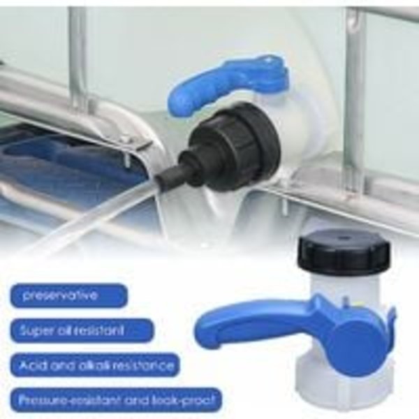 Perhonenventtiili, PP-perhonenventtiili 62 mm mutteriliittimellä DN4:lle