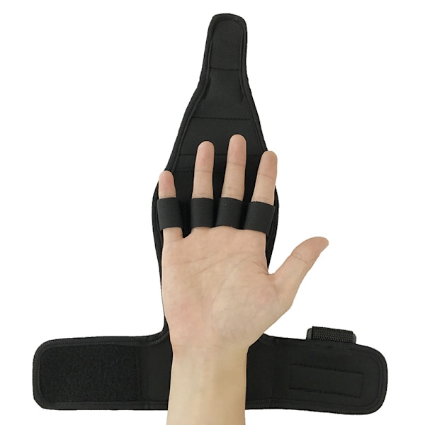 Fingerrehabiliteringshjälphandskar, fast handtag, vindrehabilitering
