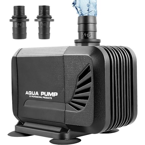 Nedsenkbar vannpumpe 6W 500L/H Mini stille pumpe akvariumpumpe 13