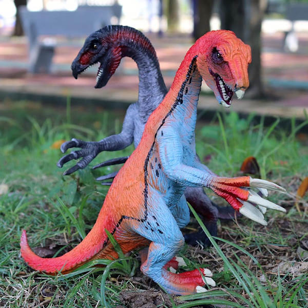 Therizinosaurus Dinosaur Figurine, Flerfarget