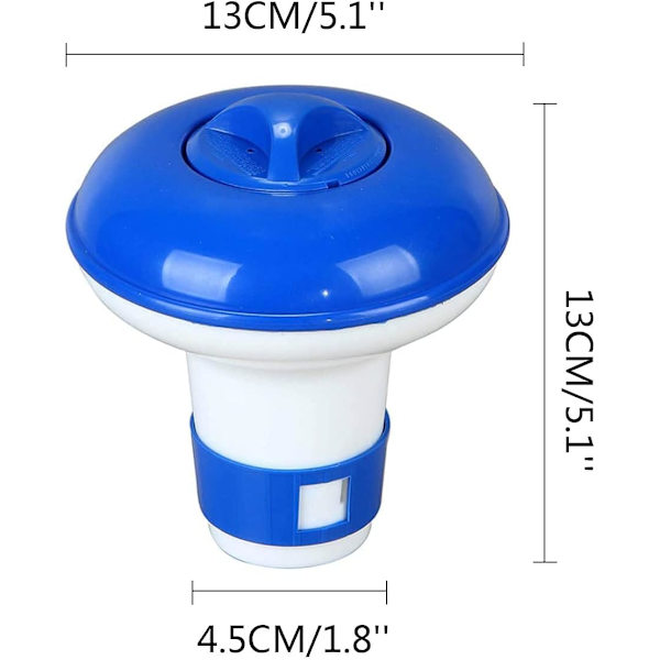 Flytande pool dispenser, Mini flytande kemisk dispenser, 4-flöde