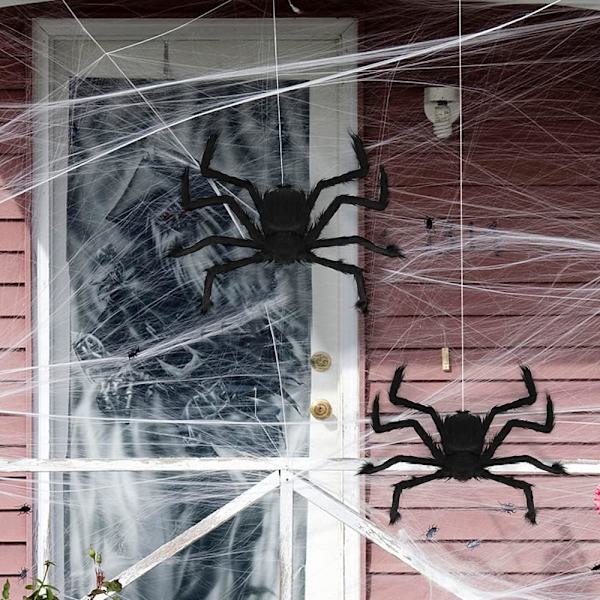 Halloween-hämähäkki, 3 kpl jättimäistä pelottavaa Halloween-hämähäkkiä, 75 cm, 60 cm,
