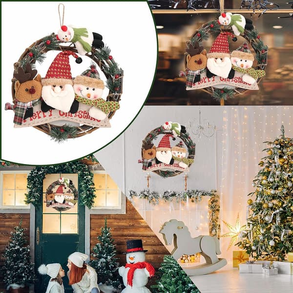 Julkrans Dekoration Jul Korg Girlander Hänge Chr