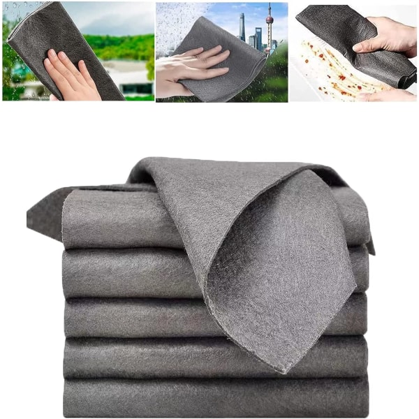 (5, 30 * 30 cm) Special Supplies förtjockad magisk rengöringsduk, M