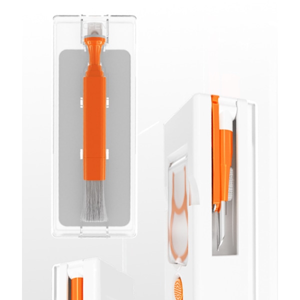 Orange, 11 i 1, Tangentbordsrengöringsset, 11 i 1 Multifunktionell Comp
