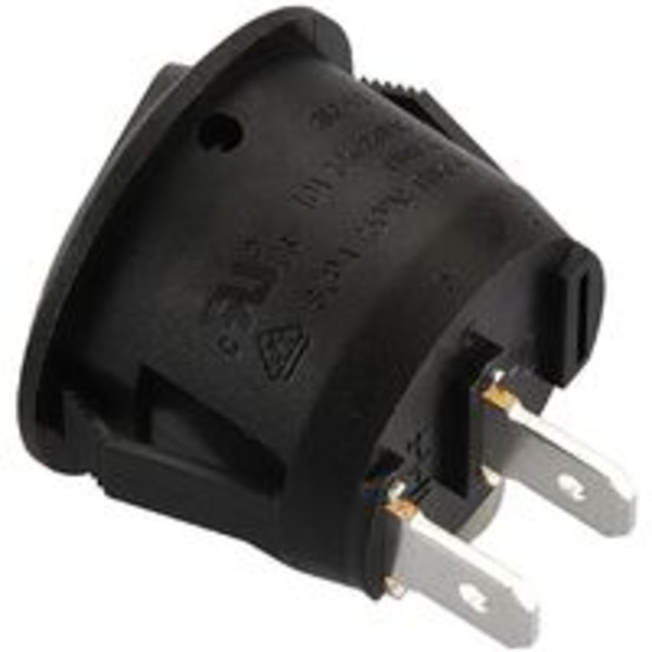 5-pack rund vippbrytare - 2 anslutningar SPST, 10A, 250VAC, UL, VD