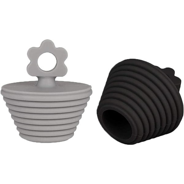 Badekarpropp, 2 Universal Avløpsstopper, Silikon Avløpsstopper