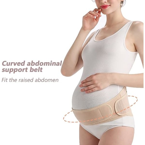 Bälte för gravida kvinnor, justerbart graviditetsbälte som andas, ländrygg  8c45 | Fyndiq