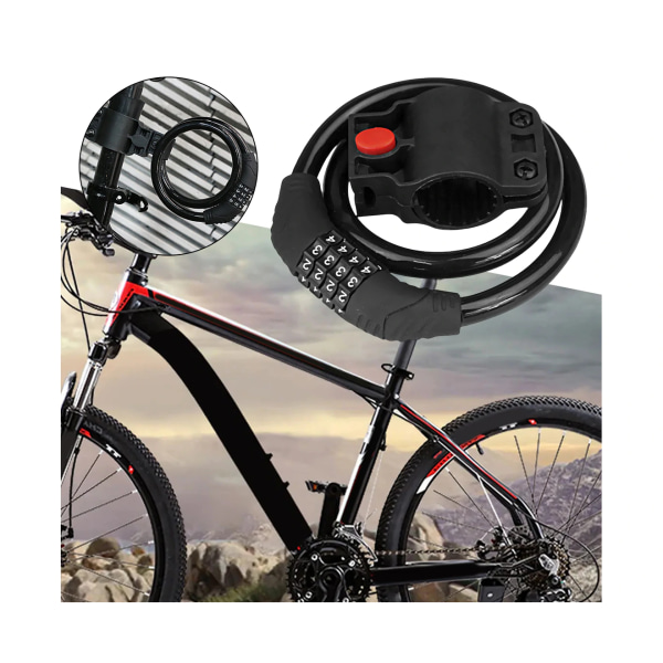 Cykel Lås Performance Mountainbike Kode Lås Firecifret C