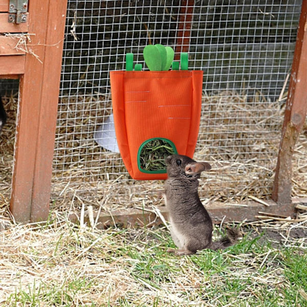 Little Rabbit Carrot-Rabbit Hay Feeders - Smådyr Hay Feedin