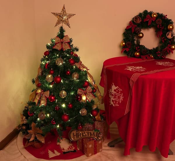 Rund julgransmatta julgransöverdrag julgransmatta