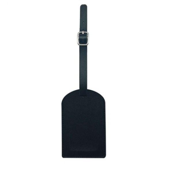 1 stk bagasjelapp / adresselapp / bagasjelapp - Merking av bag svart