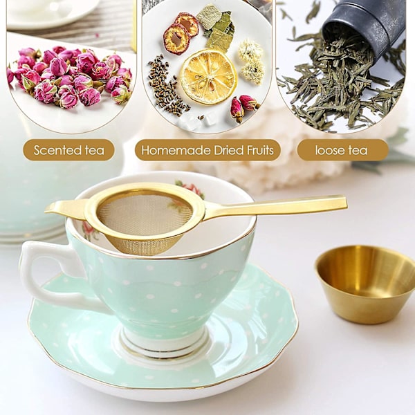 Te-si til løs te, te-infuser til løs blad, rustfrit stål