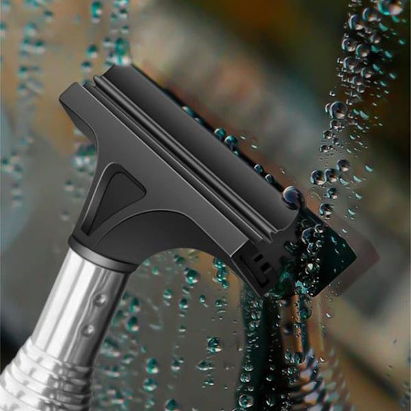 Retractable Car Rearview Mirror Squeegee Water Cleaner with Long