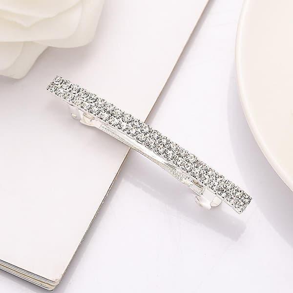 Rhinestone hårklips, 8 stk, rhinestone hårklips, bryllup h
