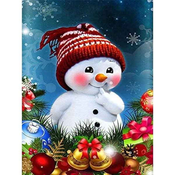 DIY 5D Diamond Painting Anime Kits, (Snowman/Christmas) Painting