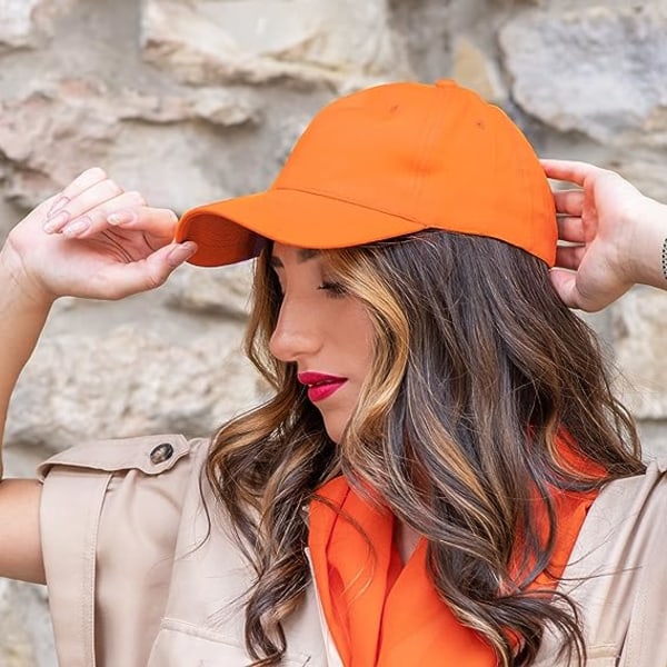 Unisex säädettävä värikäs puuvillainen cap - Naisten hattu