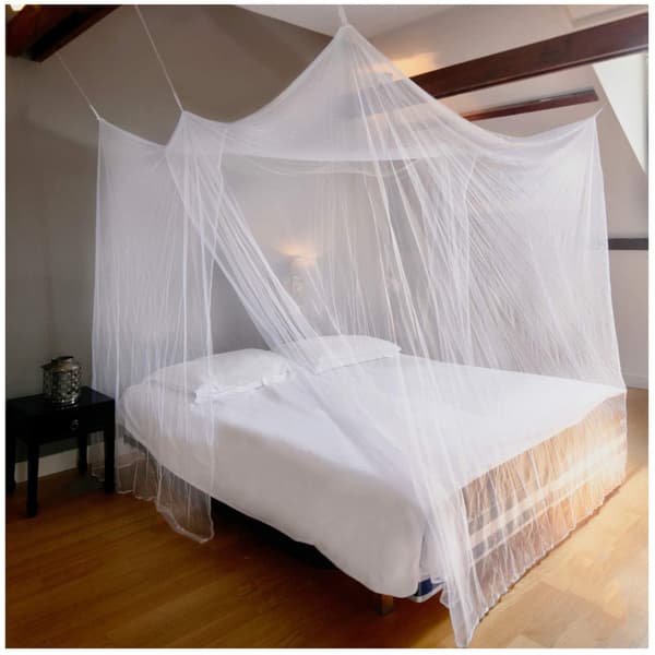 Premium himmel til kingsize-seng, to åbninger, ophængningssæt, taske