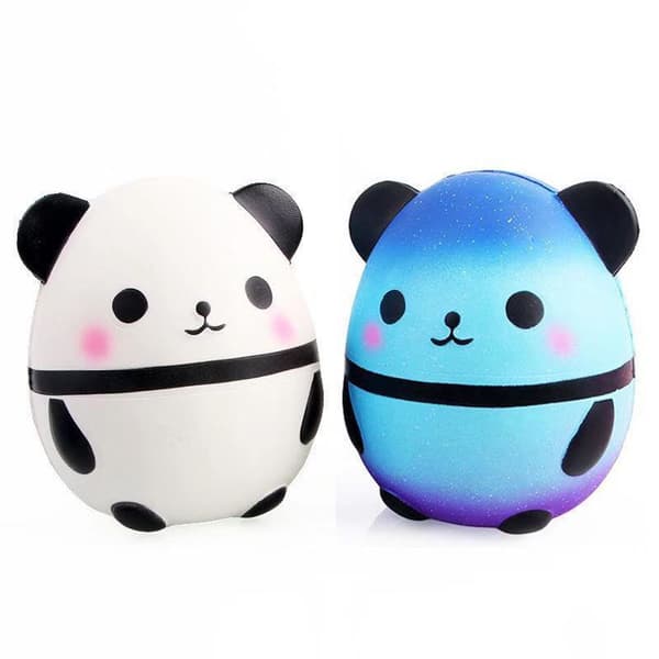 (Galaxy) 1 stk Squishies Panda Egg Jumbo Squishy Slow Rising Squ