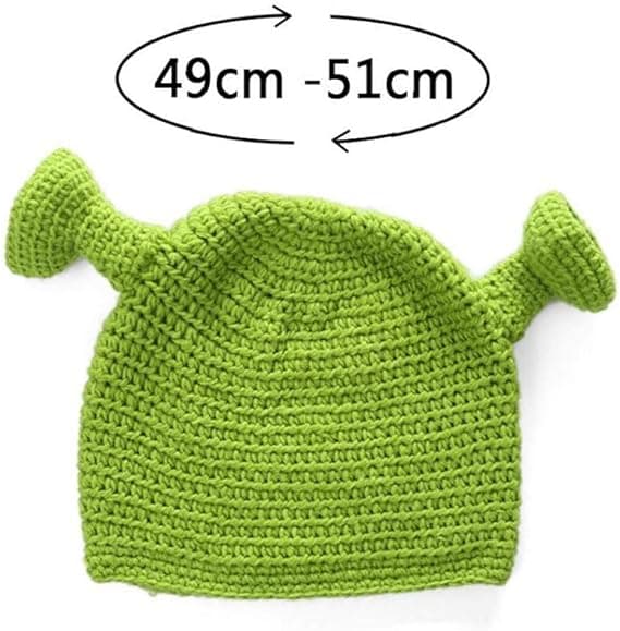 Unisex håndstrikket vinteruldhat Beanie Cosplay Dome Cap til W