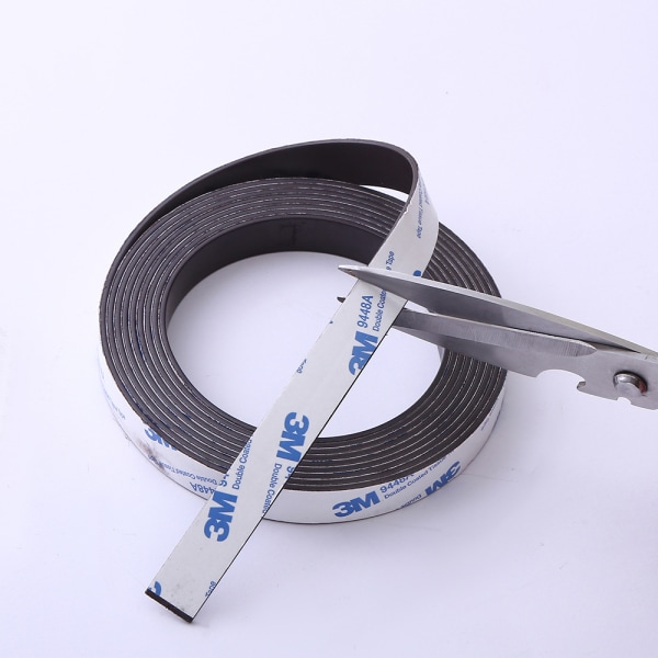 Magnettejp med lim 1 st självhäftande flexibla magneter