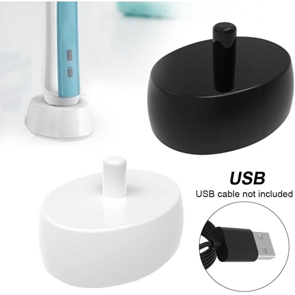 Erstatningsbase for elektrisk tannbørste, 1,5W, USB-grensesnitt