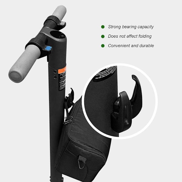 2 st Nylonscooter Framkrok, Dubbelkrok Design, Elektrisk Scoot