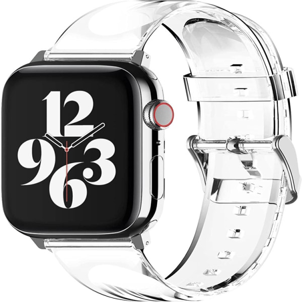 42/44/45mm läpinäkyvä, sopii Apple Watch Applewatch4/5/6s -kelloille