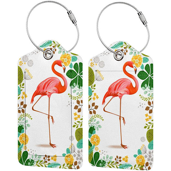 11,6*7,3cm, (Tusen mönster av papperskranar) 2-pack bagageetiketter