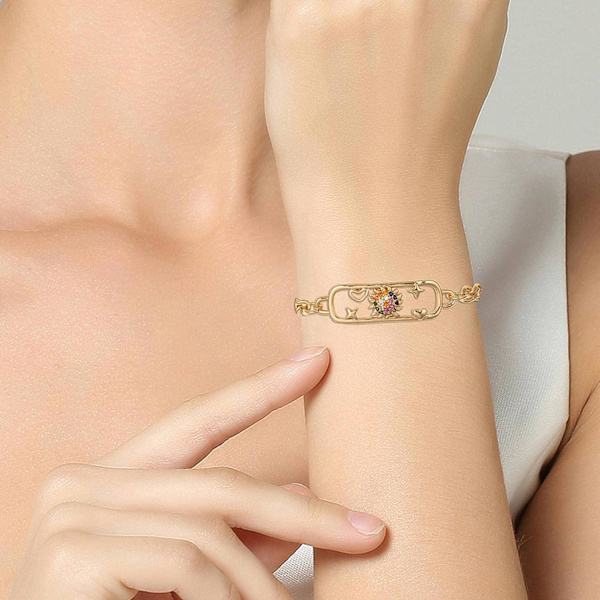 Dame Armbånd Smykker Måne Stjerne Design Kærlighed Armbånd Cubansk Cha