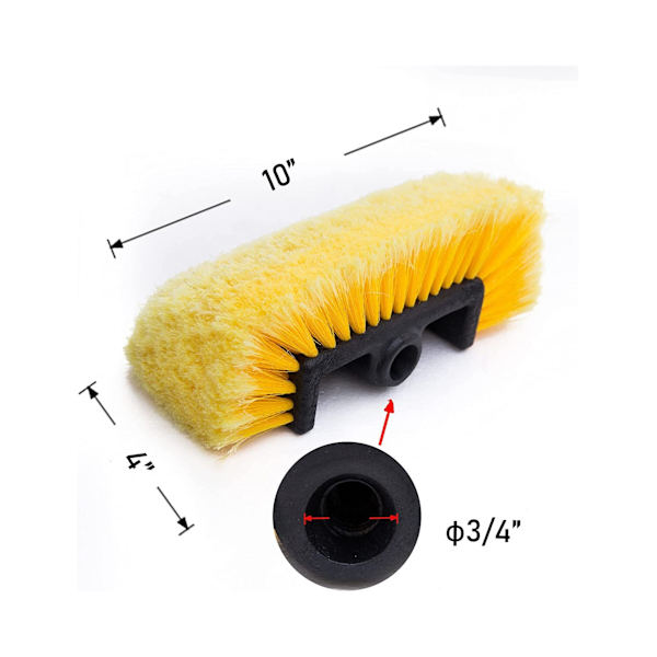 Vask fire sider gul 25*10cm 3/4''