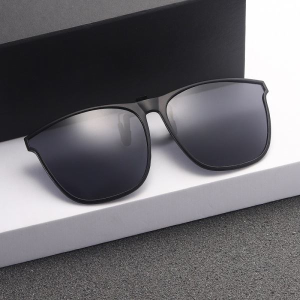 Clip Polarized Solglasögon - Solklämma för glasögon för män kvinnor