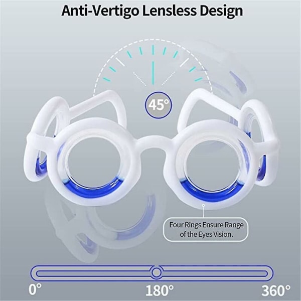 Anti-bevegelsessyke briller, ultralette bærbare briller