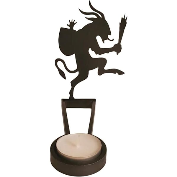 Rolig skuggfigur ljusstake, halloween dekoration mittpunkt tabl