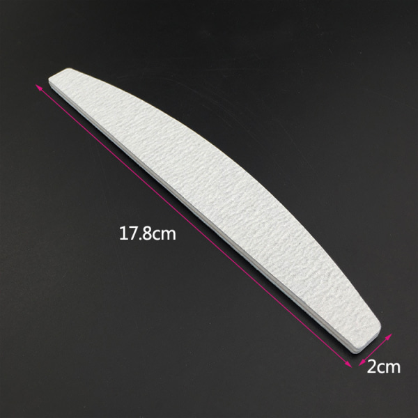 3-pack Half moon zebra - 100/180 - Kynsiviila