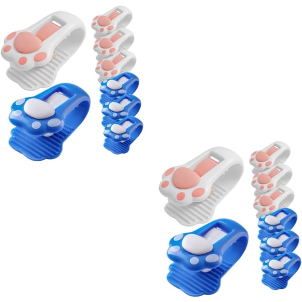 16 stk. arkholder teppe klips anti-curl teppe dynetrekk C