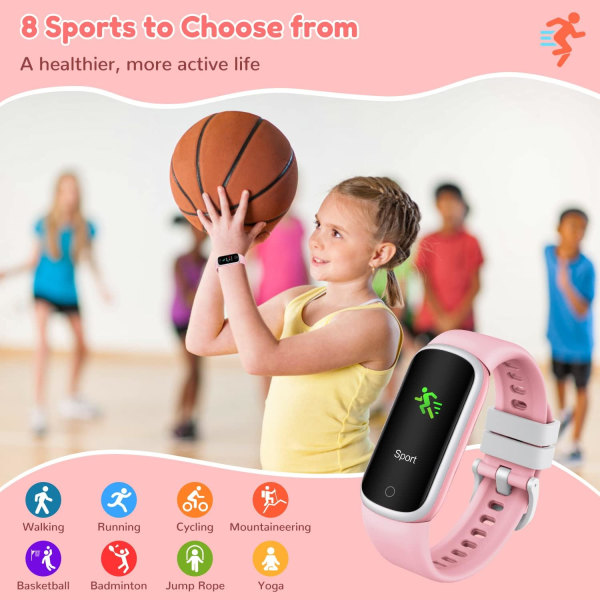 Child Connected Watch: Sport Connected Watch Indeholder Heart Pedom