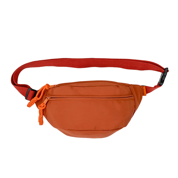 Orange, chest bag for women, new casual and simple crossbody bag