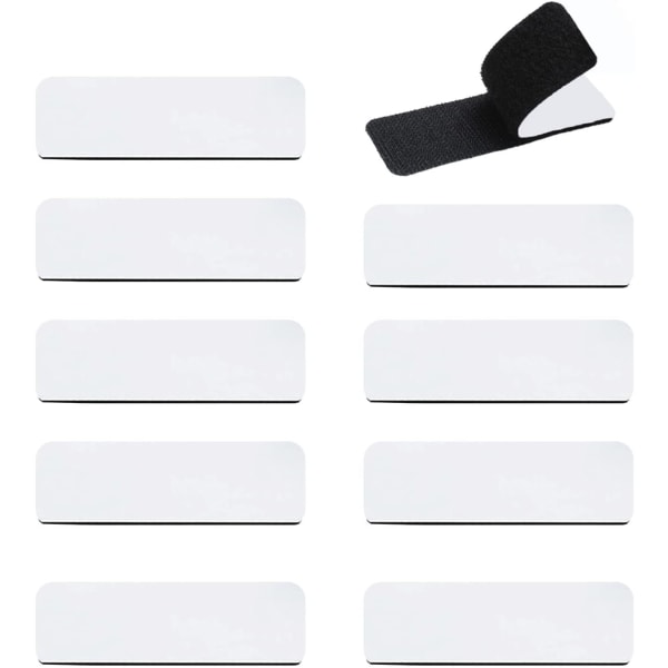 Klistrebånd med grep, (10*3 cm, 10 par) Svart dobbeltsidig klistremerke, annonse