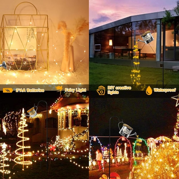 Trädgårds LED-slingor Kreativ Vattentät Stjärnhimmel