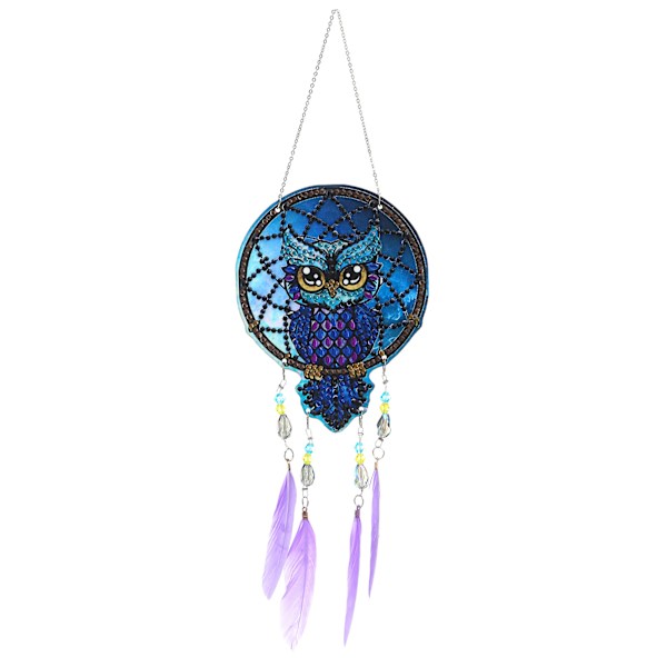 Diamantmaleri Krystal Sol Fanger DIY Diamantbroderi Kit S
