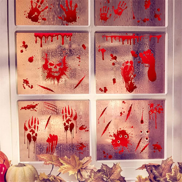 2 kpl Halloween-kauhutarroja, Halloween-kauhuautotarra auto