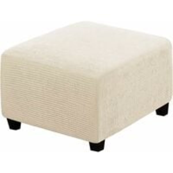 (beige) Stretch Slipcovers, Square Spandex Fabric Slipcovers for