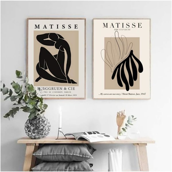 Henri Matisse Abstrakt Maleri Illustrasjon Veggkunst Lerret Prin