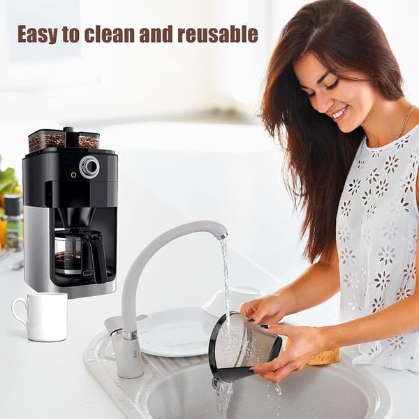 2 stk. Permanent kaffefilter, 100 mesh genanvendelig kaffefil