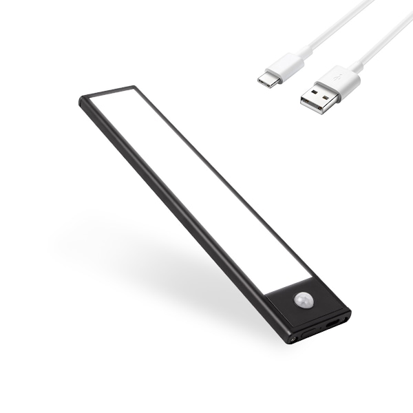 30cm one piece, rum LED-ljusskåp, laddningsbar LED-remsa ki