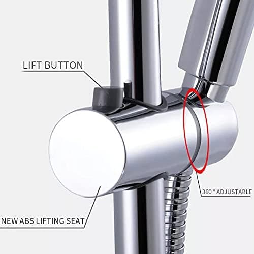 2 stk. Justerbar ABS bruseholder, brusehovedholder til Standa