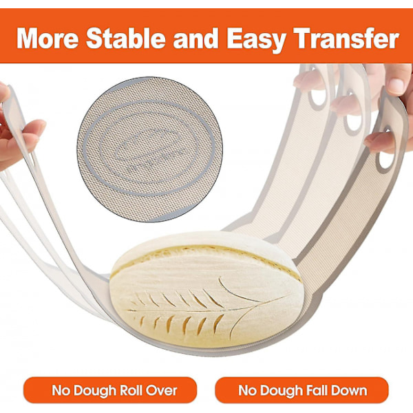 Silikonbrödslynga Oval, non-stick & Easy Clean Återanvändbar Oval S