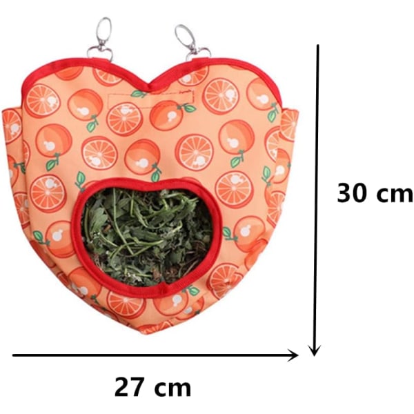 Kanin heinäpussi, marsun ruokintapussi, pieneläinten ripustettava säilytys